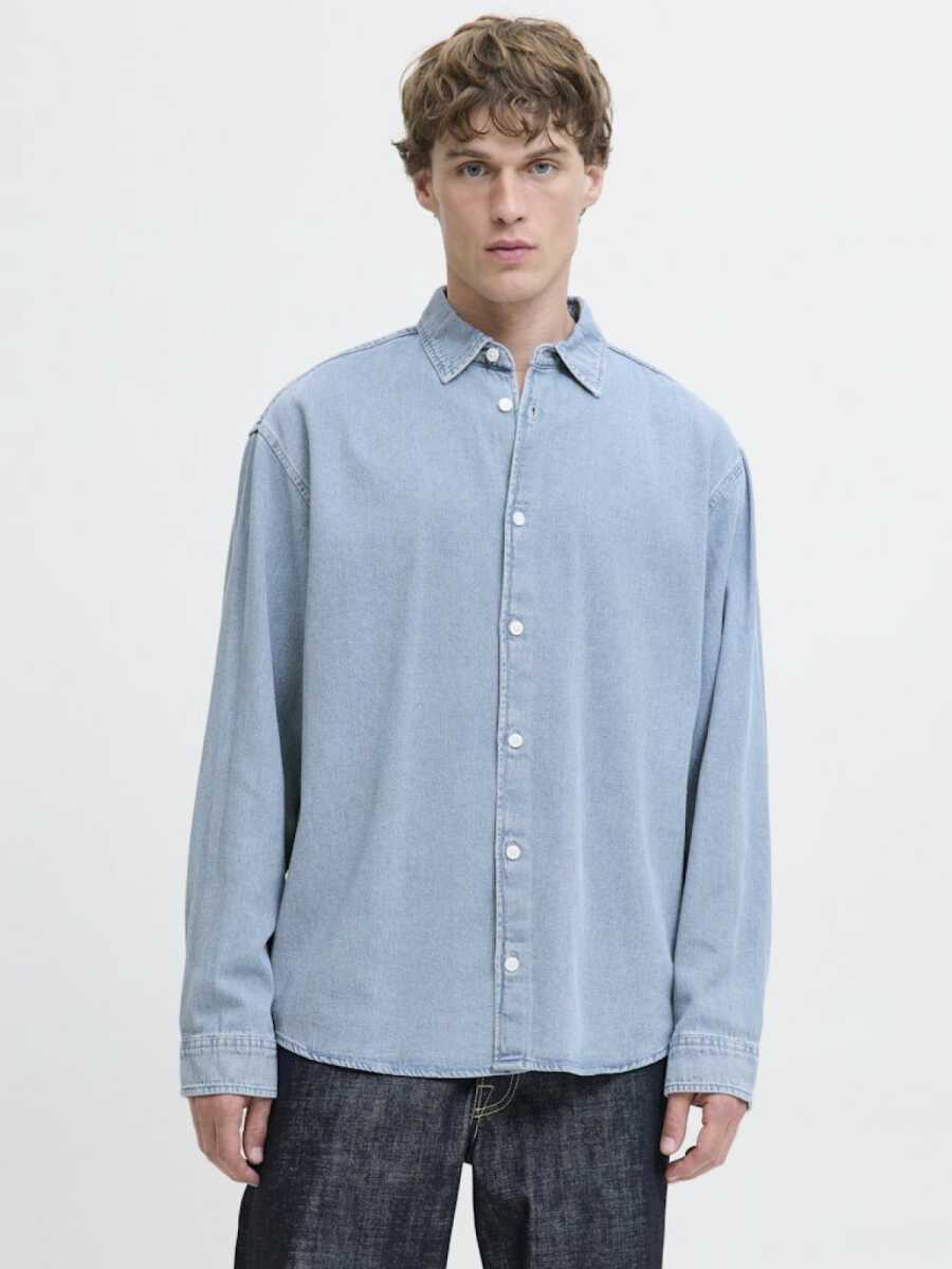 Jack Jones Norrebro Denim Loose Fit Erkek Jean Gömlek 12282775 - 4