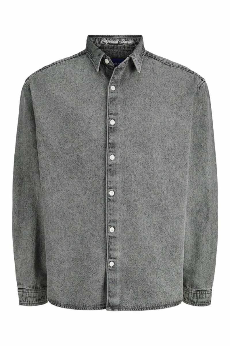 Jack Jones Norrebro Denim Loose Fit Erkek Jean Gömlek 12282775 - Jack Jones