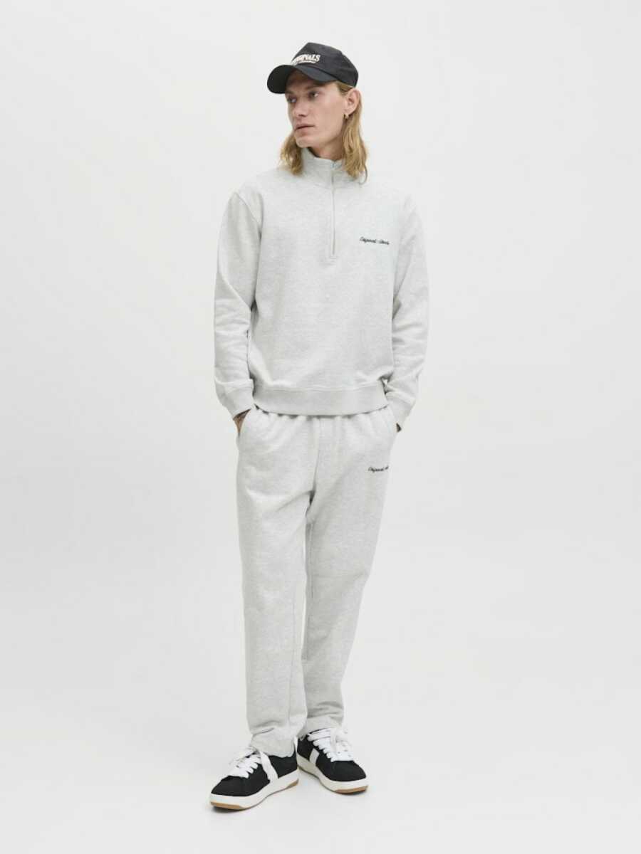 Jack Jones Norrebro Fermuarlı Yaka Relax Fit Erkek Sweat 12282899 - 2