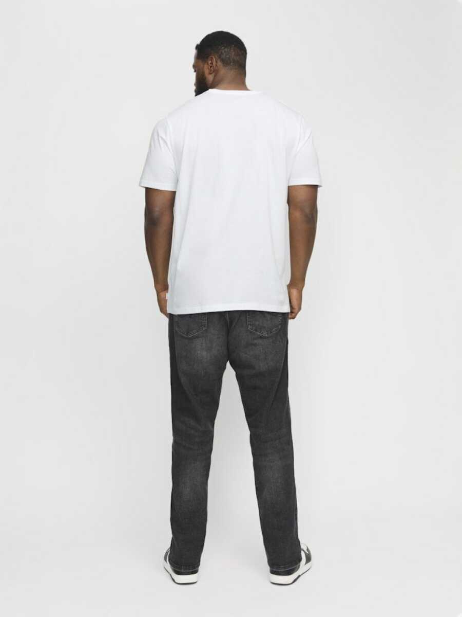 Jack Jones Organıc Basıc Büyük Beden Erkek Tişört 12158482 - 4