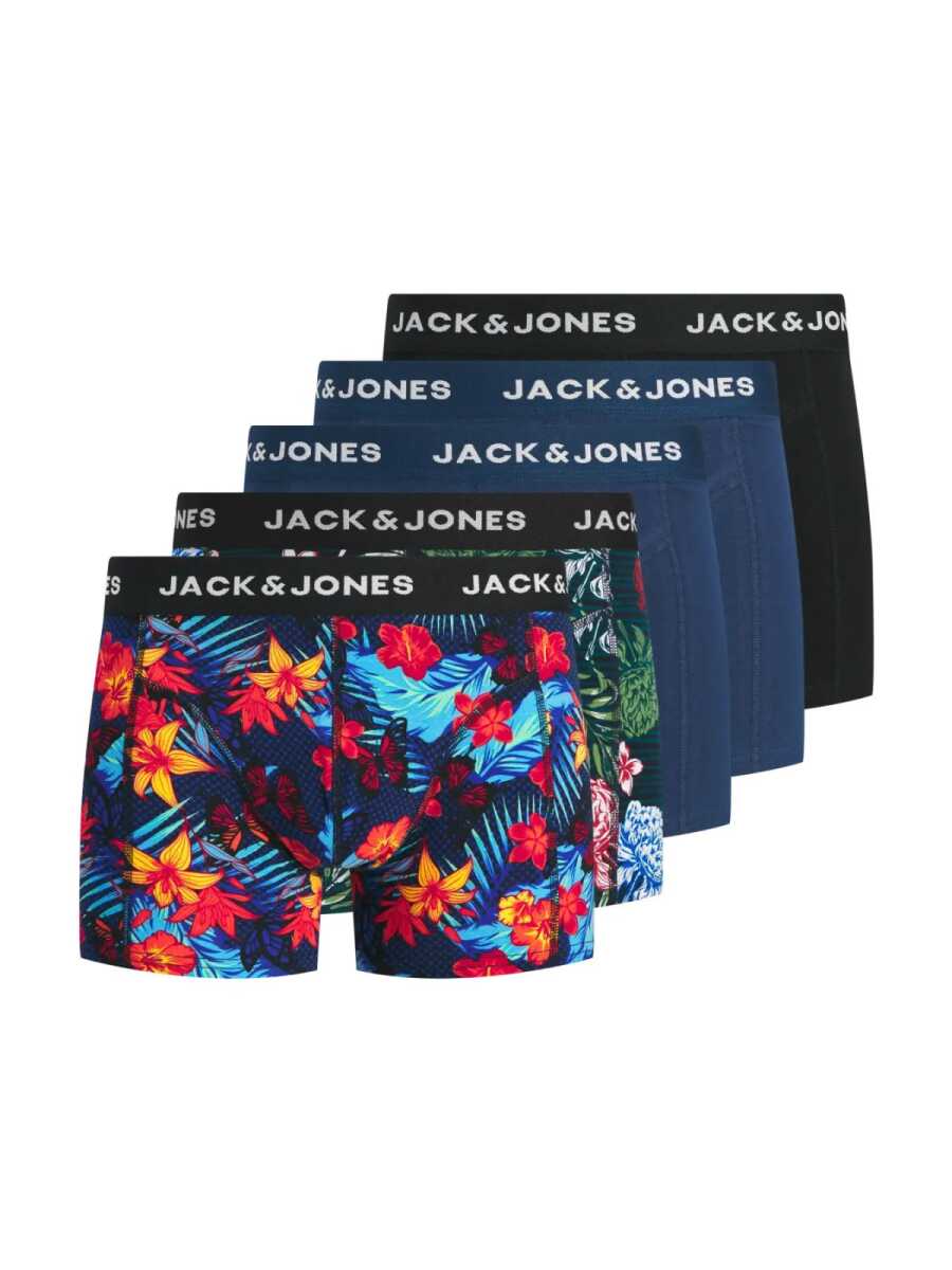 Jack Jones Ozzıe 5 Li Paket Erkek Boxer 12307722 - 1
