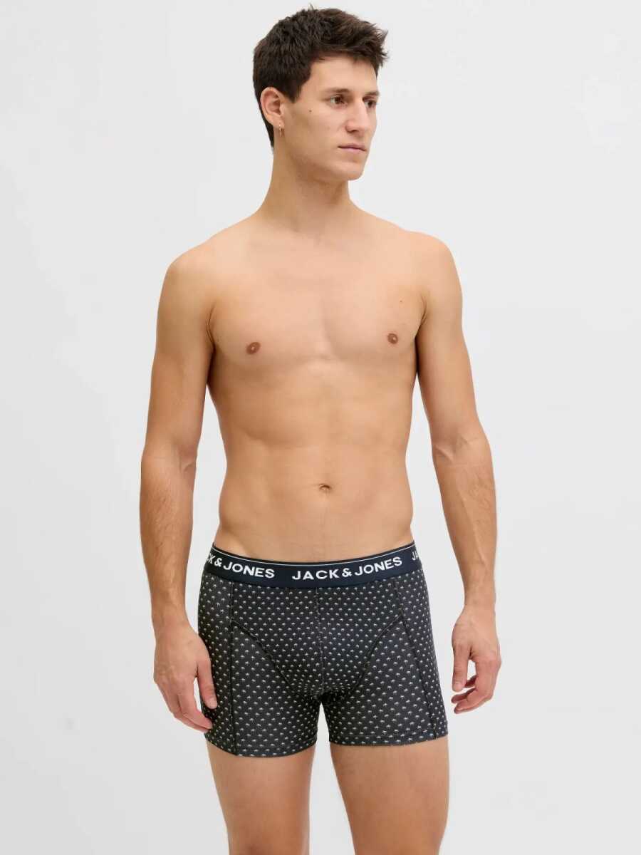 Jack Jones Palmtree 3 Lü Paket Erkek Boxer 12291160 - 5