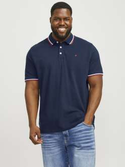 Jack Jones Paulos Büyük Beden Polo Erkek Tişört 12143859