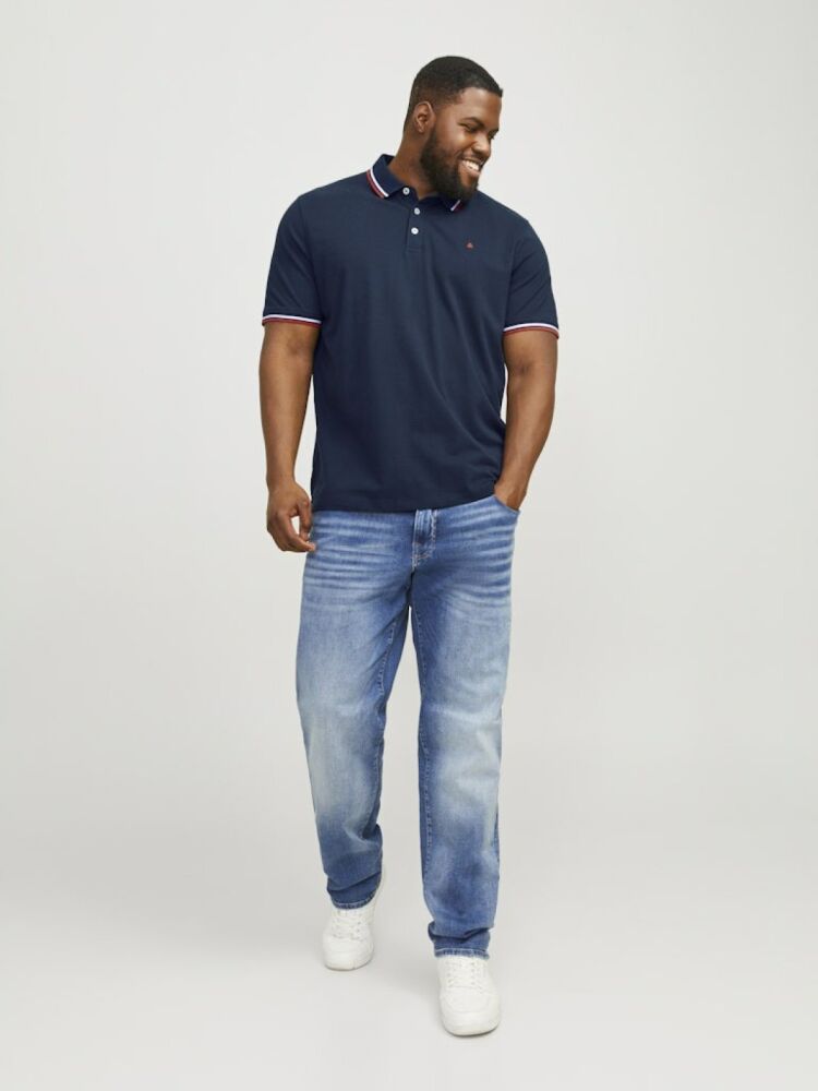 Jack Jones Paulos Büyük Beden Polo Erkek Tişört 12143859 (1)