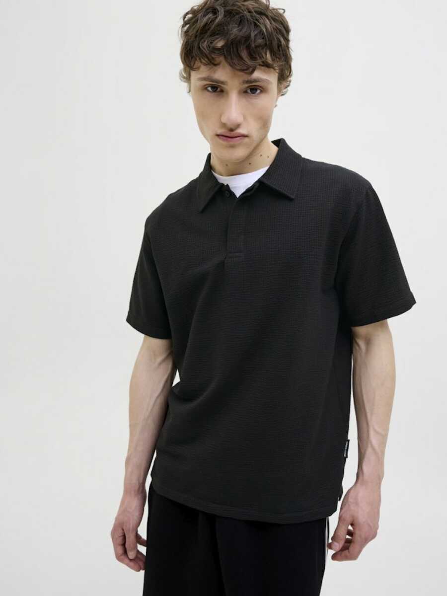 Jack Jones Sago Textured Erkek Polo Yaka Tişört 12276735 - 1
