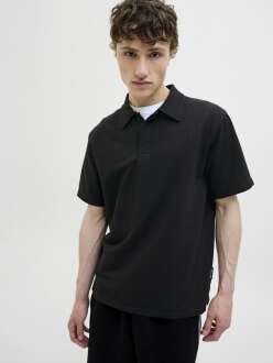 Jack Jones Sago Textured Erkek Polo Yaka Tişört 12276735