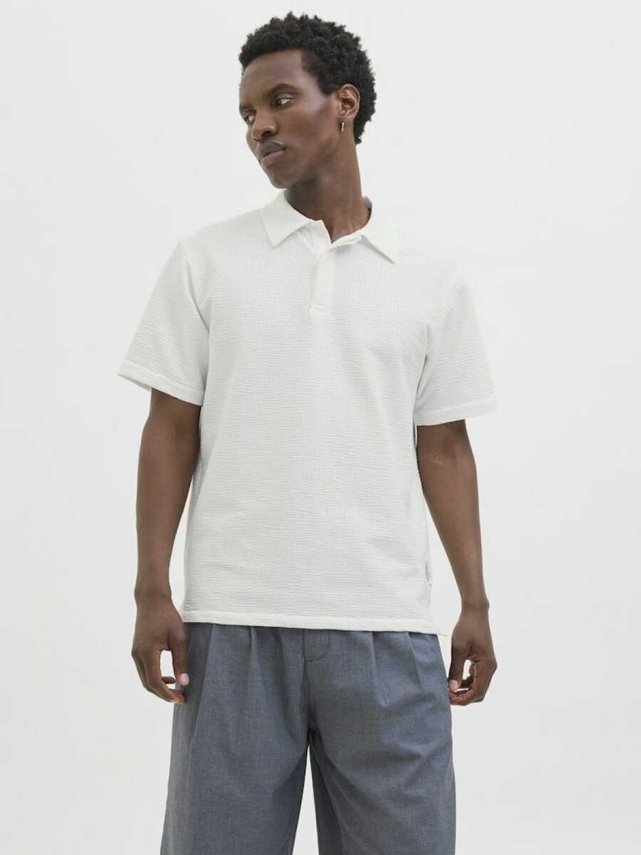 Jack Jones Sago Textured Erkek Polo Yaka Tişört 12276735 - 1