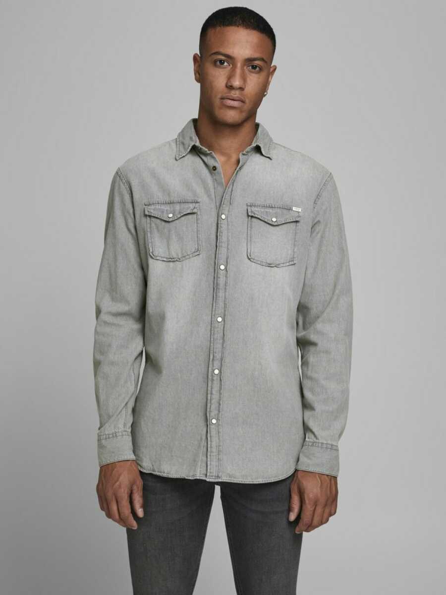 Jack Jones Sheridan Erkek Jean Gömlek 12138115 - 2