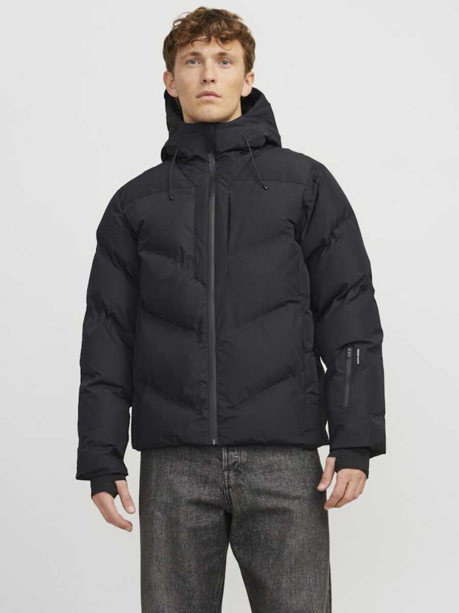 Jack Jones Slay Heat Qulted Puffer Erkek Mont 12260482 - 2