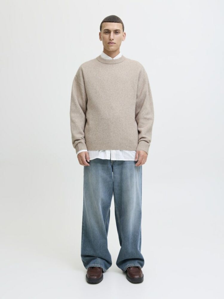 Jack Jones Soho Ollıe Relax Fit Erkek Kazak 12278924 (1)
