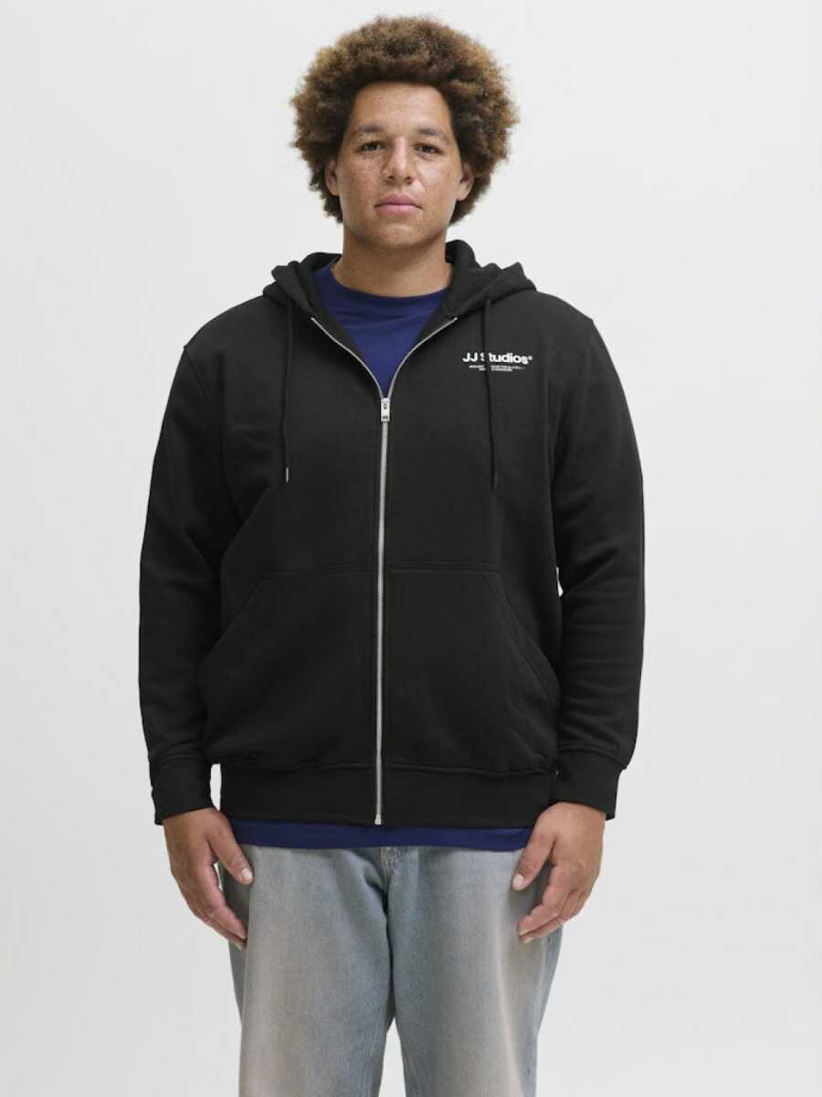 Jack Jones Soho Regular Fit Fermuarlı Erkek Büyük Beden Sweat 12279517 - 1