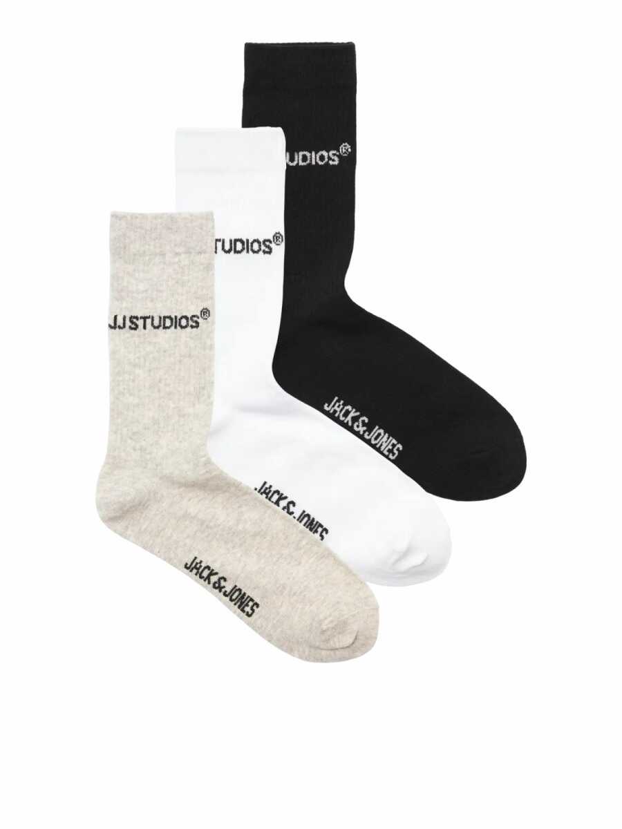 Jack Jones Soho Tennıs 3 Lü Paket Erkek Çorap 12280165 - 1