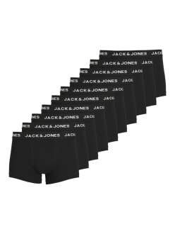 Jack Jones Solıd 10 Lu Paket Erkek Boxer 12189937