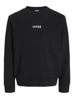 Jack Jones Stance Bisiklet Yaka Relax Fit Erkek Sweat 12282821
