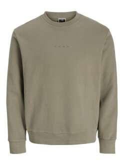 Jack Jones Stance Bisiklet Yaka Relax Fit Erkek Sweat 12282821