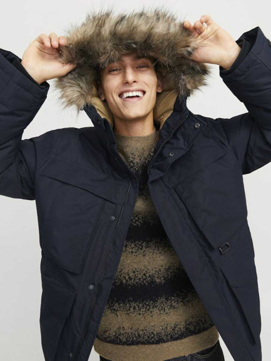 Jack Jones Star Erkek Parka 12256892 - 2