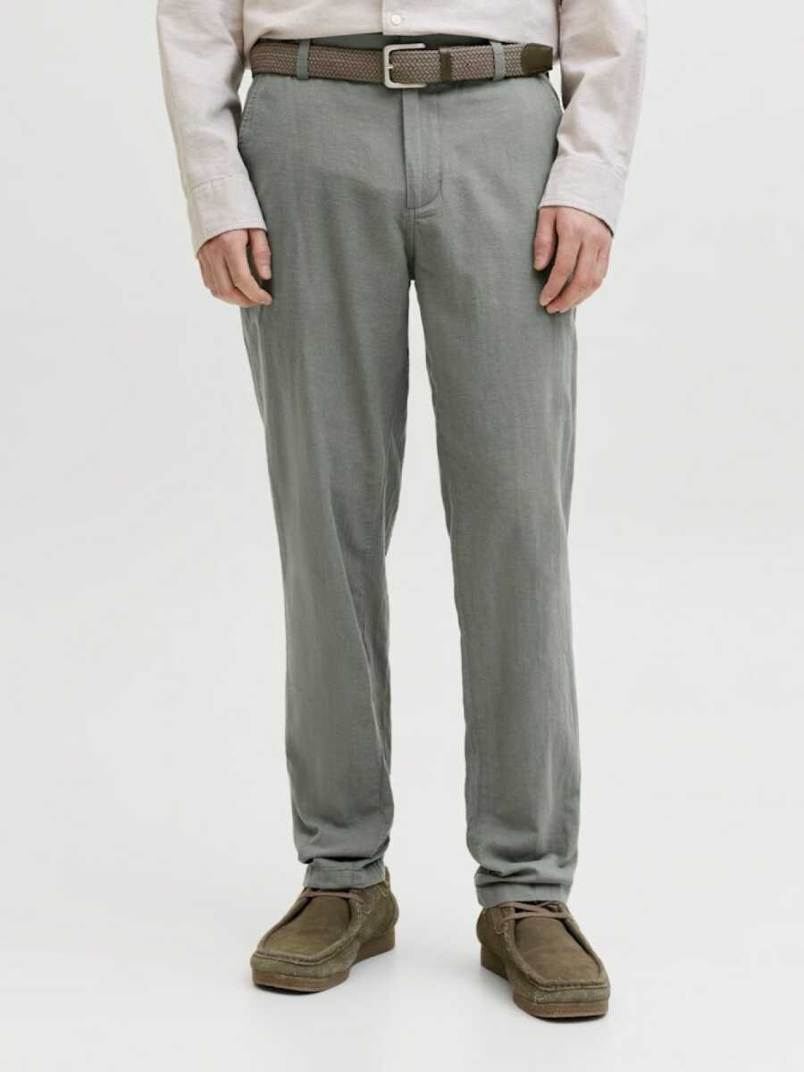 Jack Jones Tace Summer Lınen Blend Tapared Fit Erkek Chino Pantolon 12248604