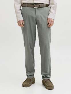 Jack Jones Tace Summer Lınen Blend Tapared Fit Erkek Chino Pantolon 12248604 
