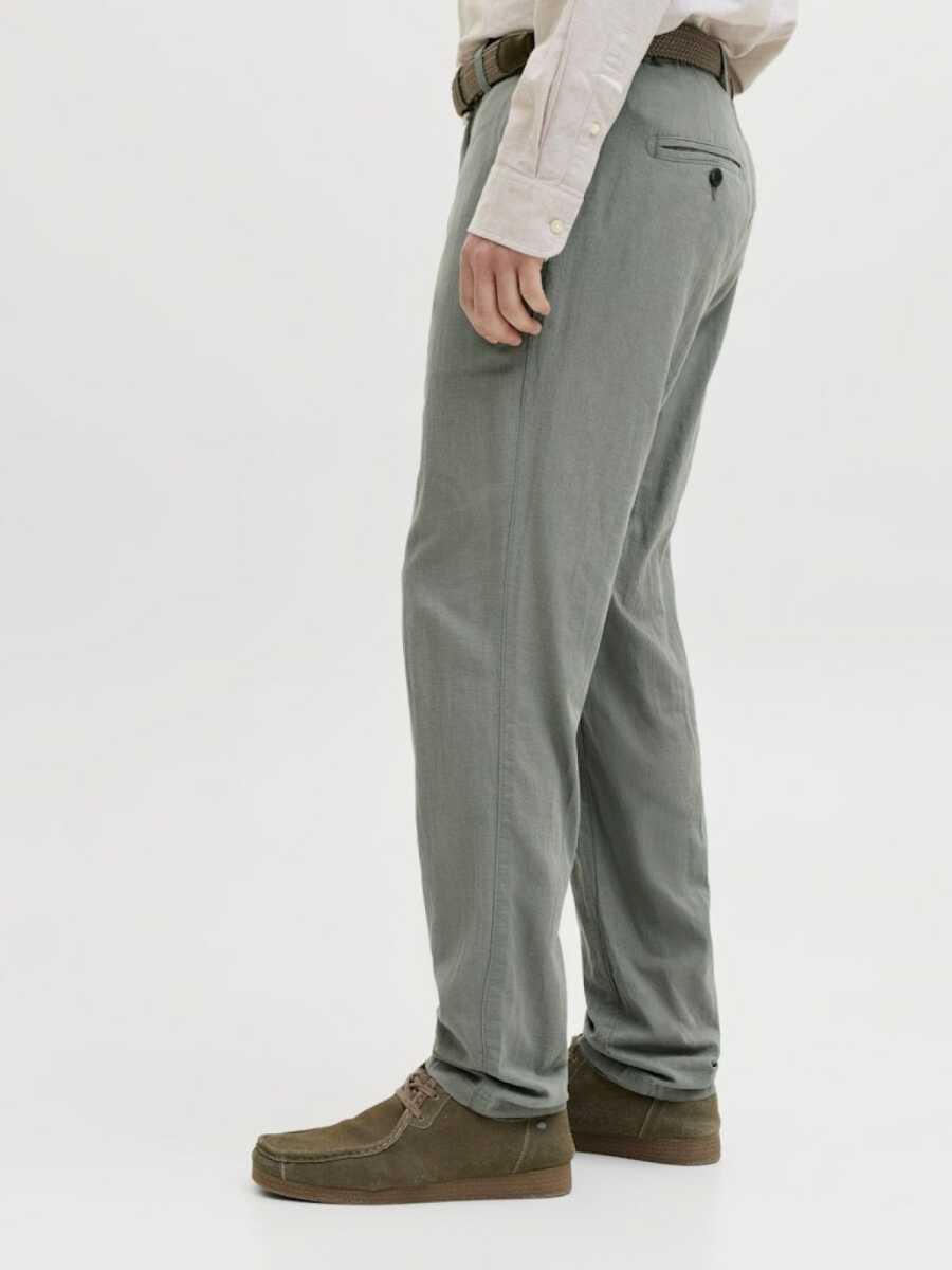 Jack Jones Tace Summer Lınen Blend Tapared Fit Erkek Chino Pantolon 12248604 (1)