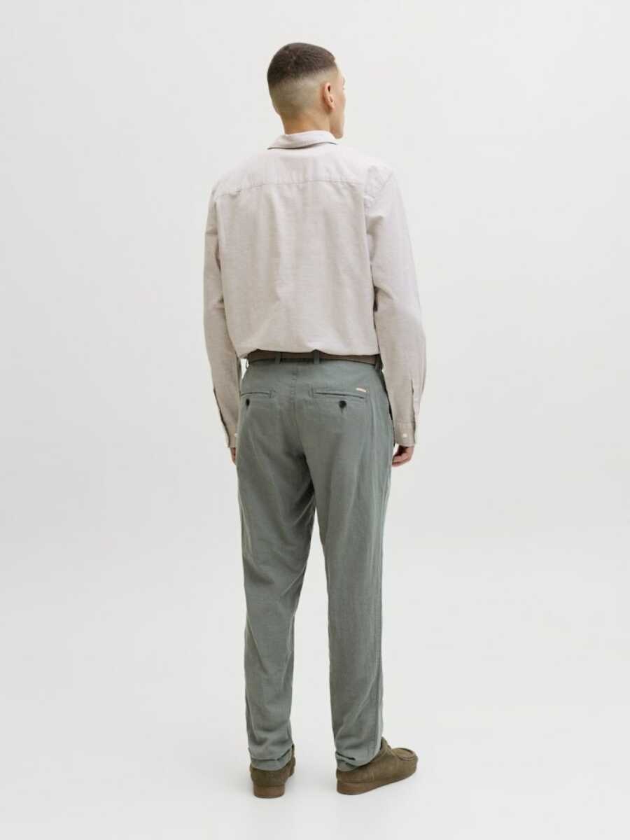 Jack Jones Tace Summer Lınen Blend Tapared Fit Erkek Chino Pantolon 12248604 - 5