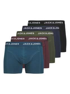 Jack Jones Teo Solıd 5 Li Paket Erkek Boxer 12259076 