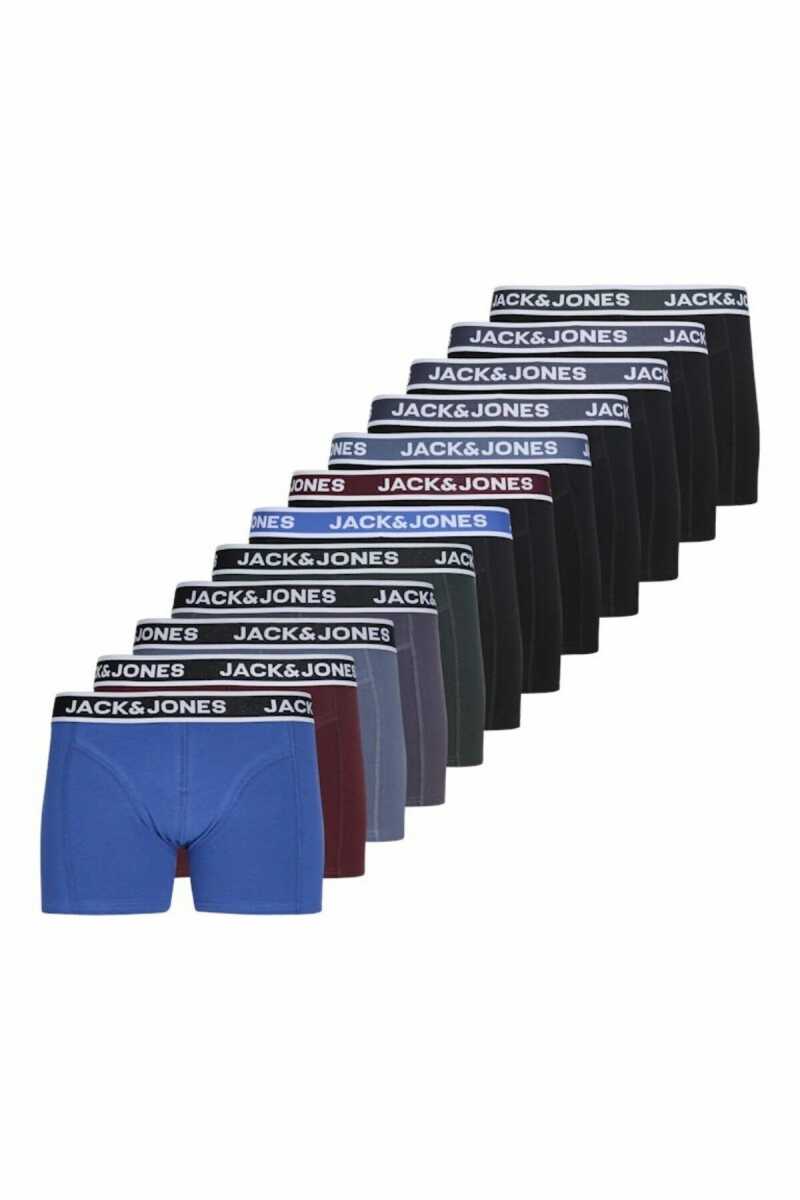 Jack Jones Troy Solıd 12 Li Paket Erkek Boxer 12295194