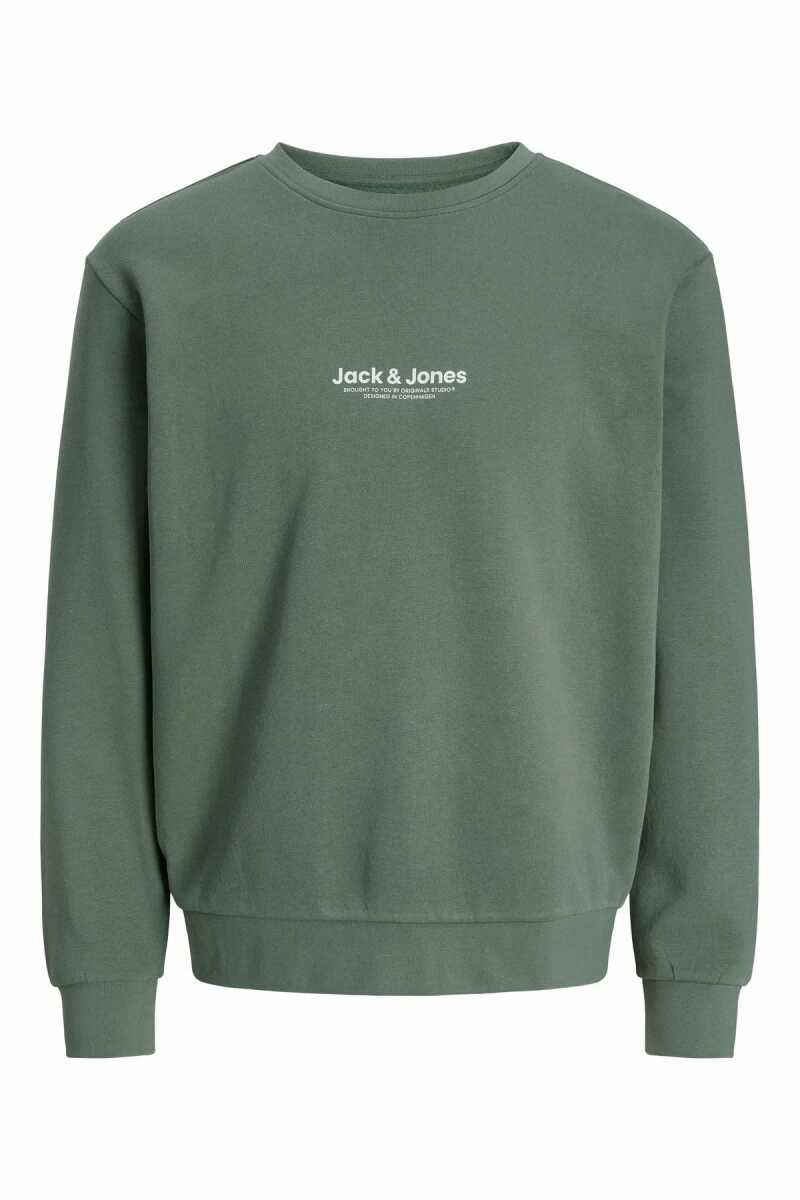 Jack Jones Vester Bro Bisiklet Yaka Erkek Sweat 12266164 - 1