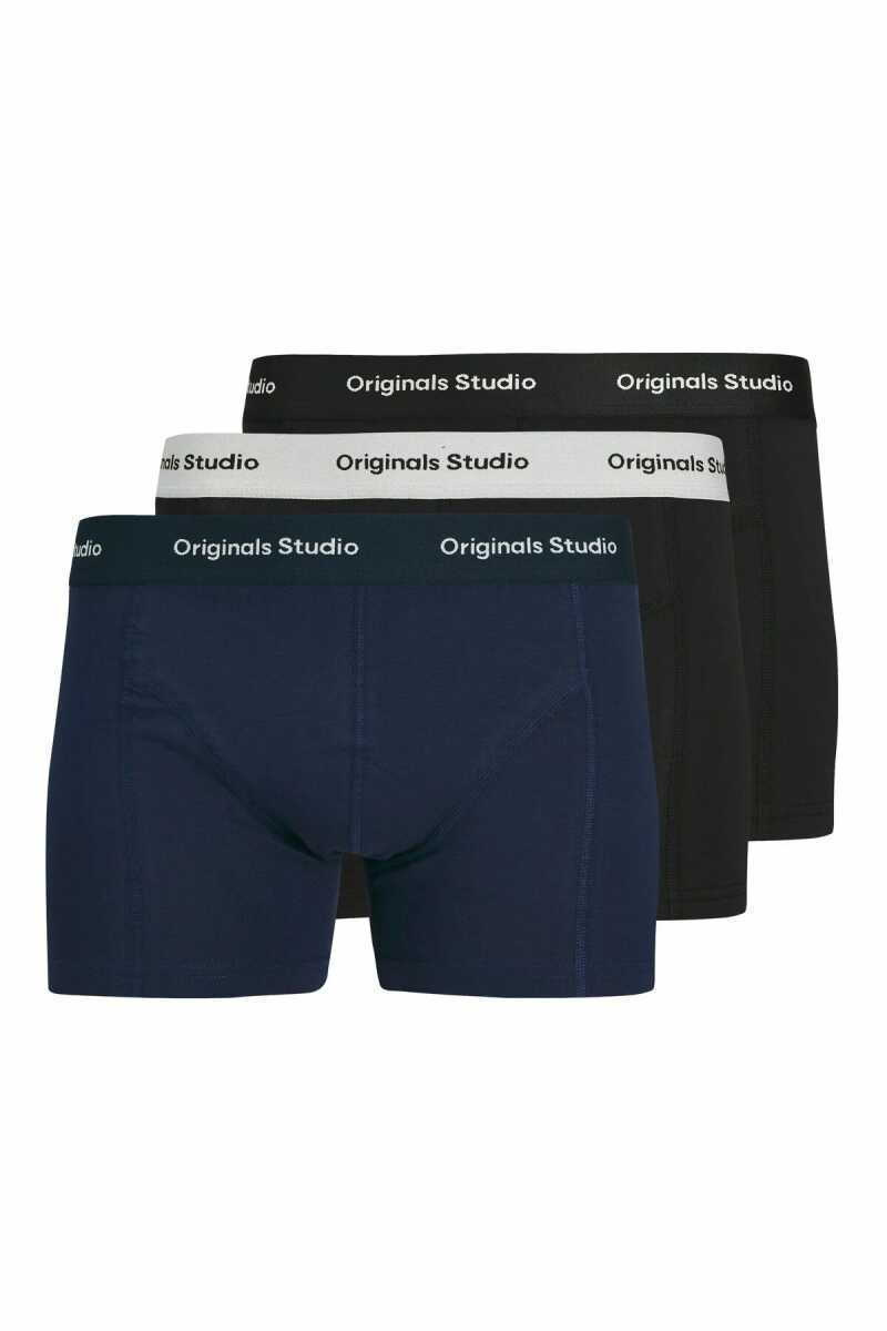 Jack Jones Vesterbro Solıd 3 Lü Paket Erkek Boxer 12272945 - 1
