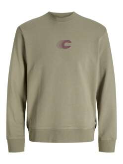Jack Jones Vıbrant Bisiklet Yaka Relax Fit Erkek Sweat 12277749