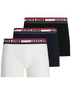 Jack Jones Waıstband 3 LÜ Paket Erkek Boxer 12171265