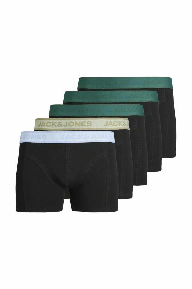 Jack Jones Wesley Solıd 5 Li Paket Erkek Boxer 12294699