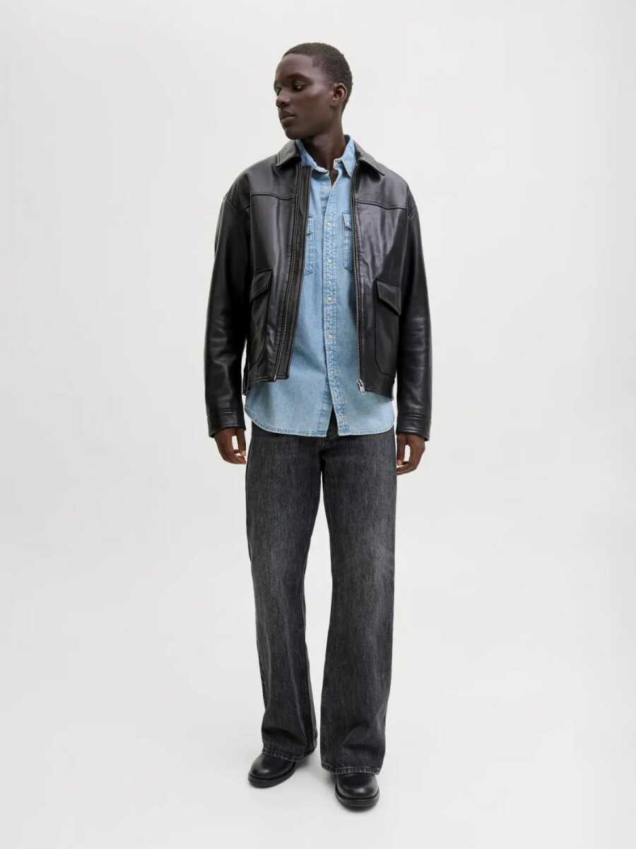 Jack Jones Western Erkek Jean Gömlek 12289219 (1)