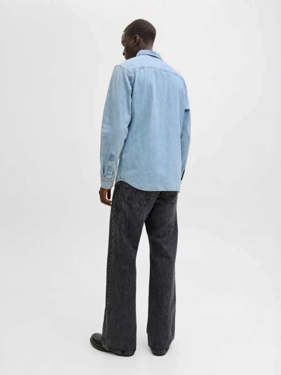 Jack Jones Western Erkek Jean Gömlek 12289219 - 4