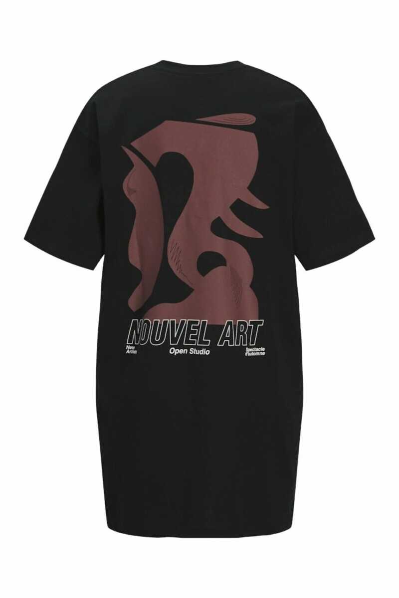 Jjxx Mıllow Loose Fit Kadın Uzun Tişört 12286636 - Jjxx (1)