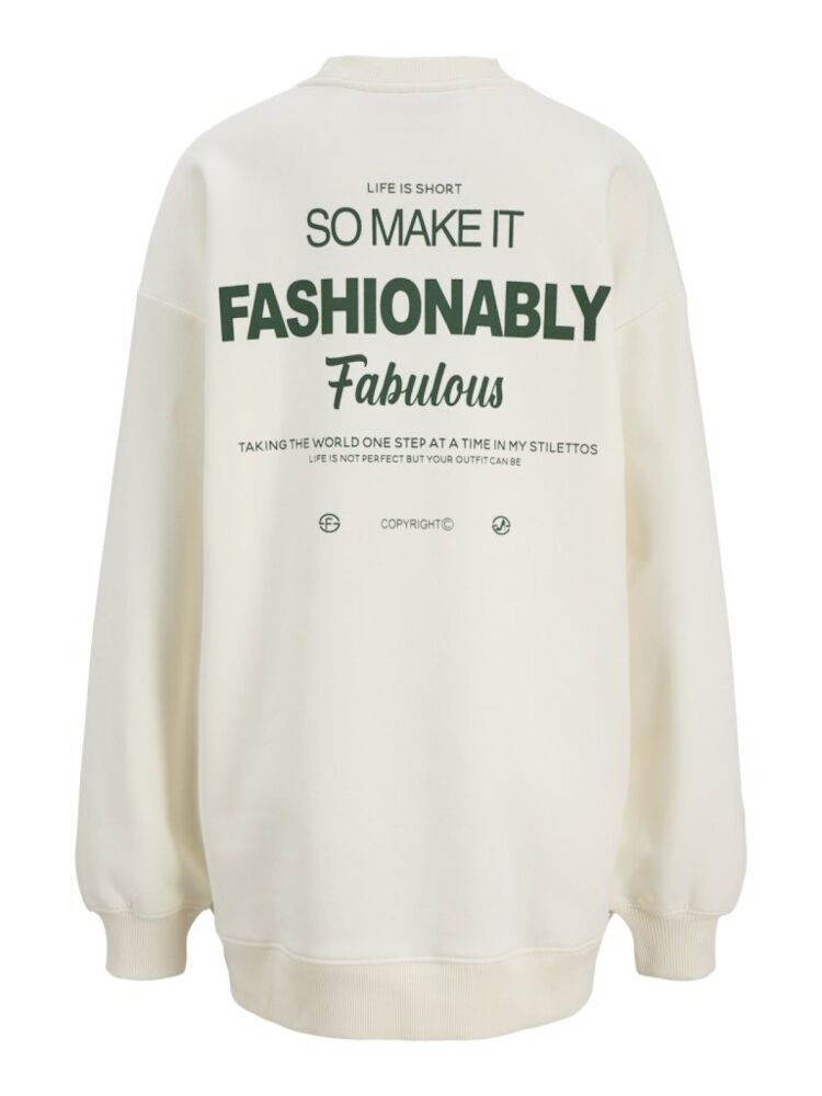 Jjxx Sandra Loose Fit Uzun Kadın Sweat 12287883 (1)