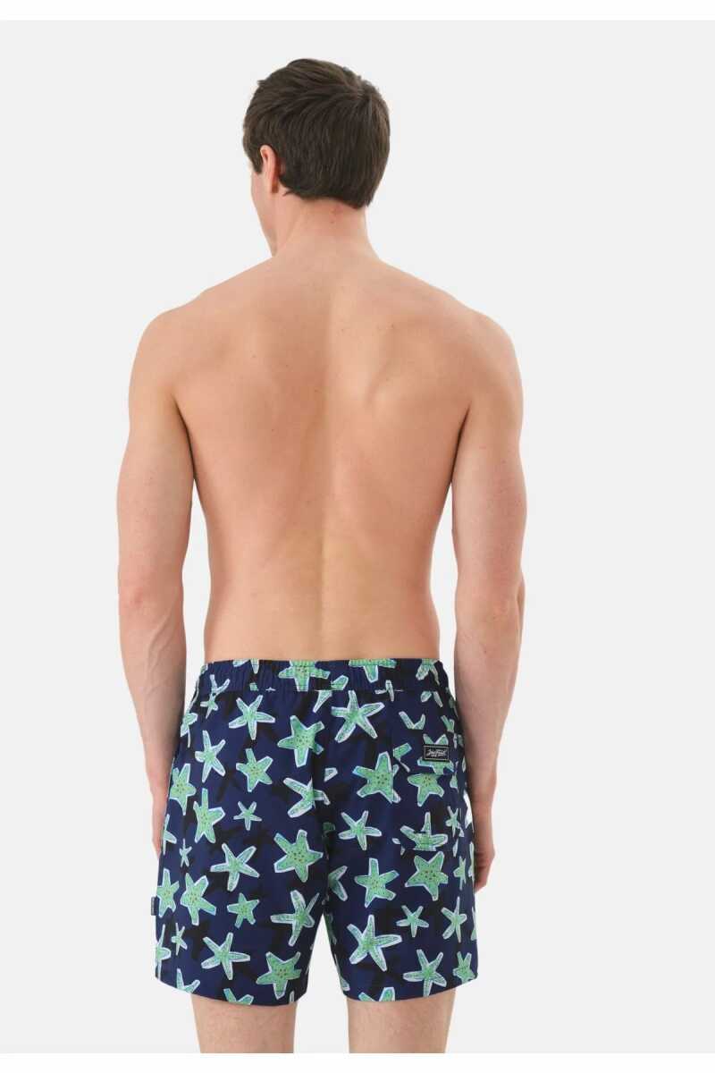 John Frank Gts All Over Prınted Erkek Deniz Şortu JFSSSWL27-STARFISH (1)