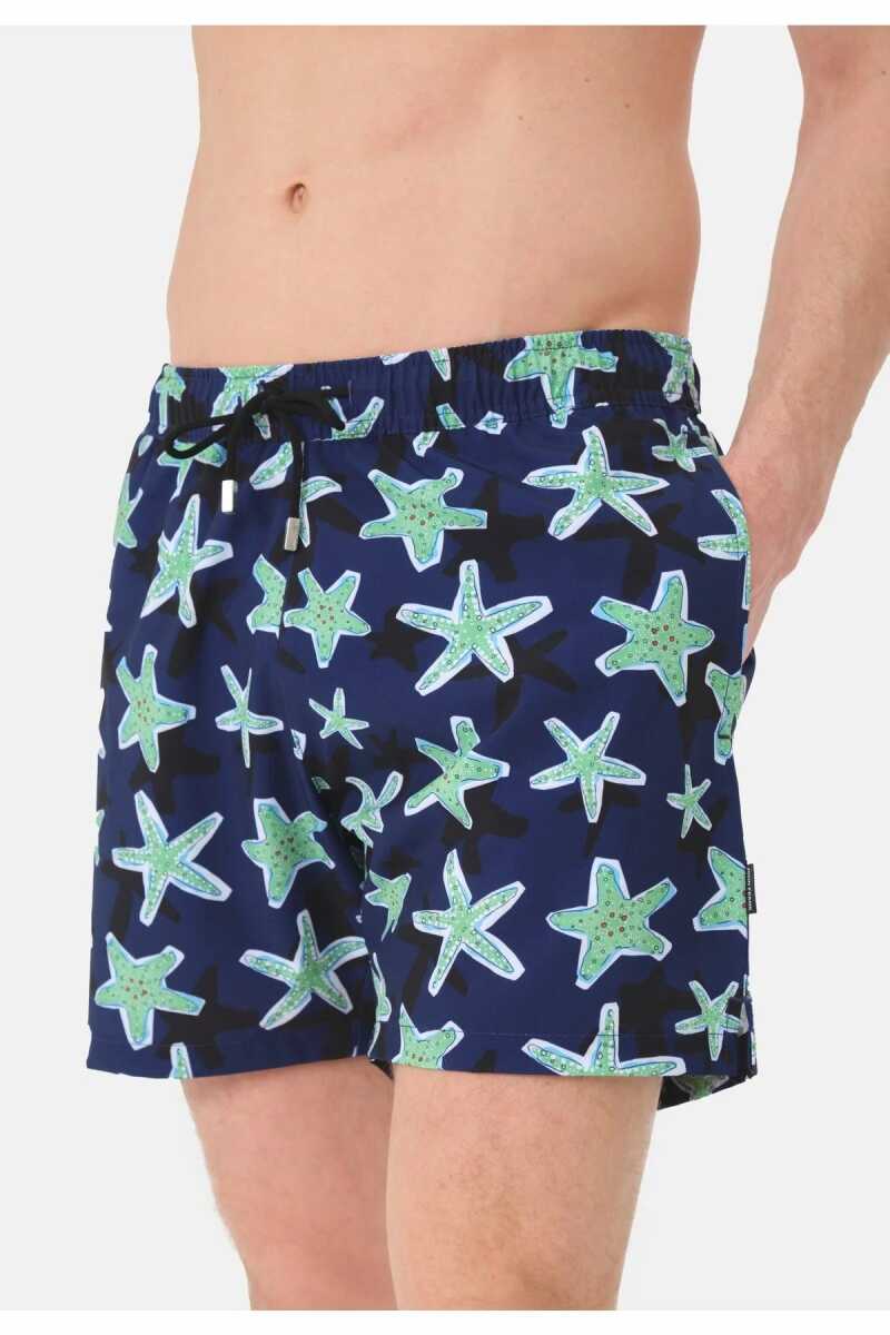 John Frank Gts All Over Prınted Erkek Deniz Şortu JFSSSWL27-STARFISH - 3