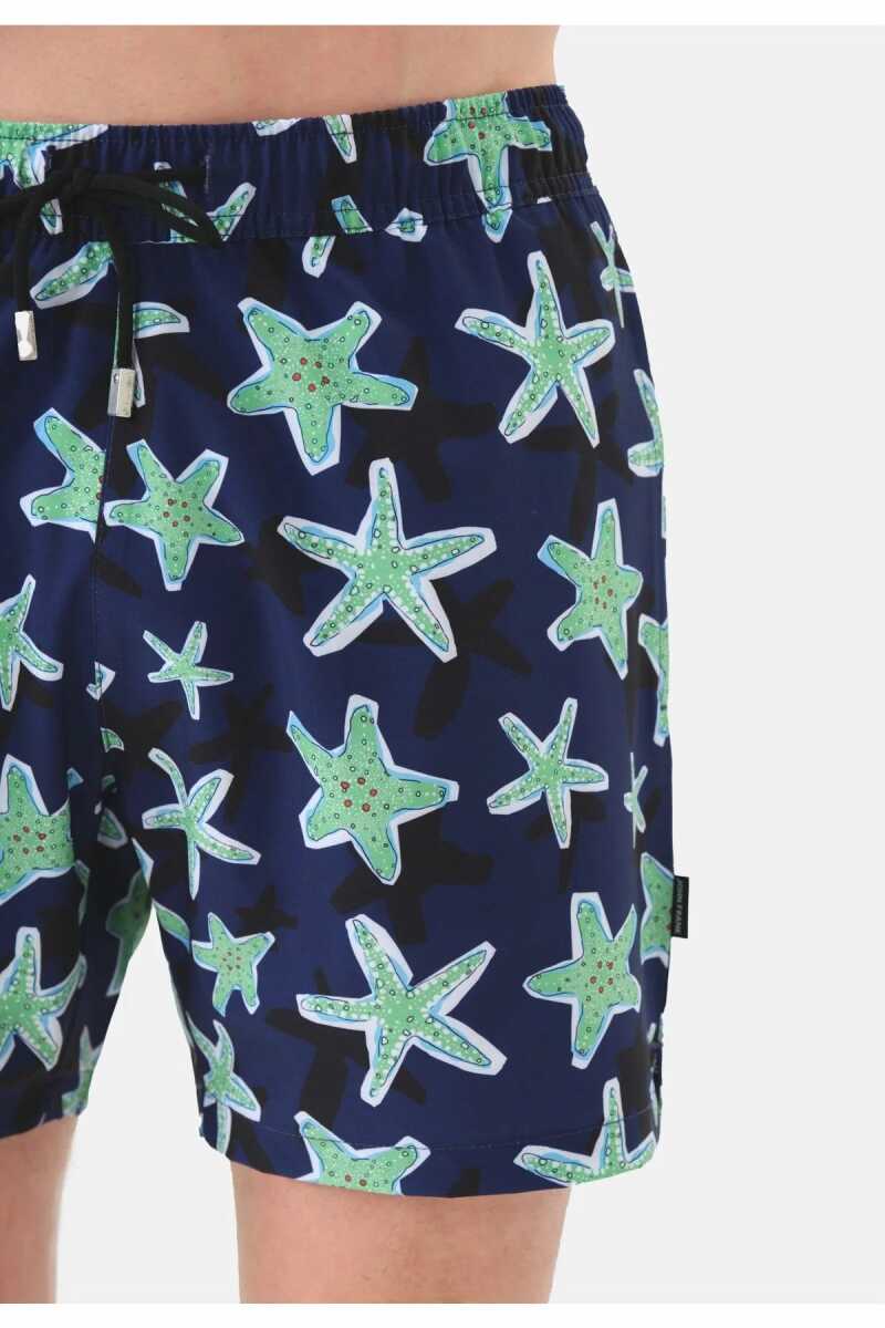 John Frank Gts All Over Prınted Erkek Deniz Şortu JFSSSWL27-STARFISH - 4