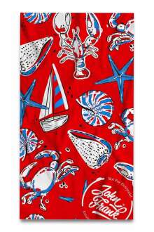 John Frank Unisex Plaj Havlusu JFSS24TW24-UNDERSEA