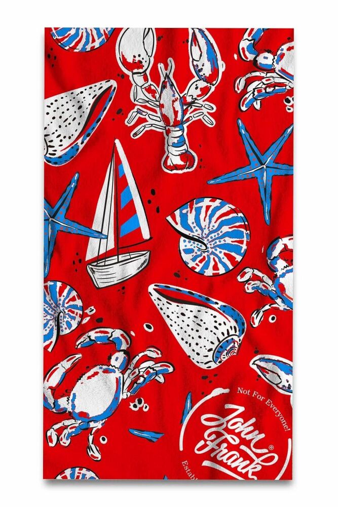 John Frank Unisex Plaj Havlusu JFSS24TW24-UNDERSEA