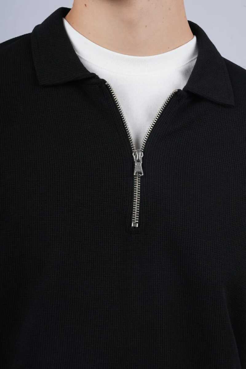 Jsco 6530 Js Polo Yaka Fermuarlı Waffle Erkek Sweat - 3