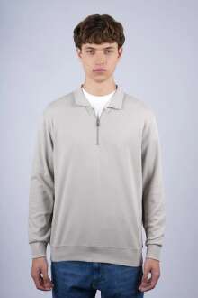 Jsco 6530 Js Polo Yaka Fermuarlı Waffle Erkek Sweat