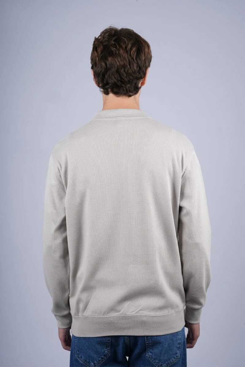 Jsco 6530 Js Polo Yaka Fermuarlı Waffle Erkek Sweat - 4