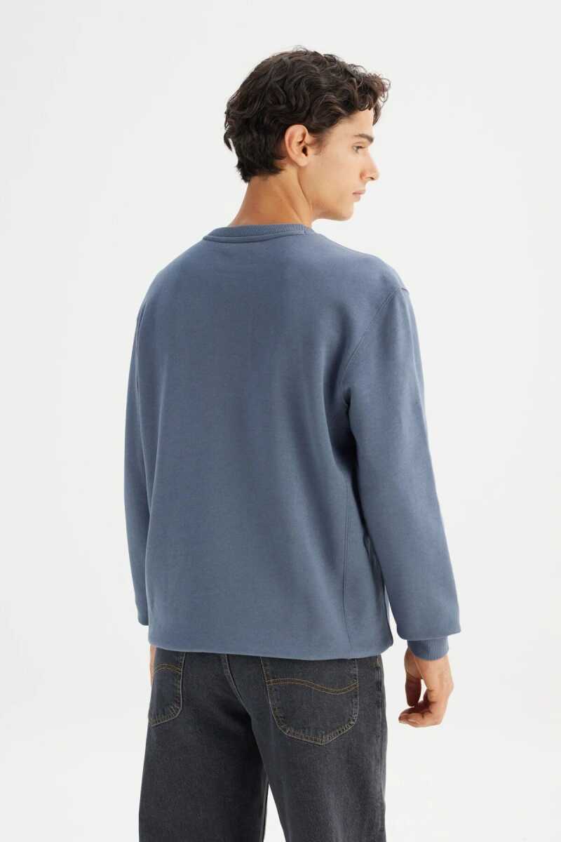 Lee Bisiklet Yaka Erkek Sweatshirt L81IRY315 - 5