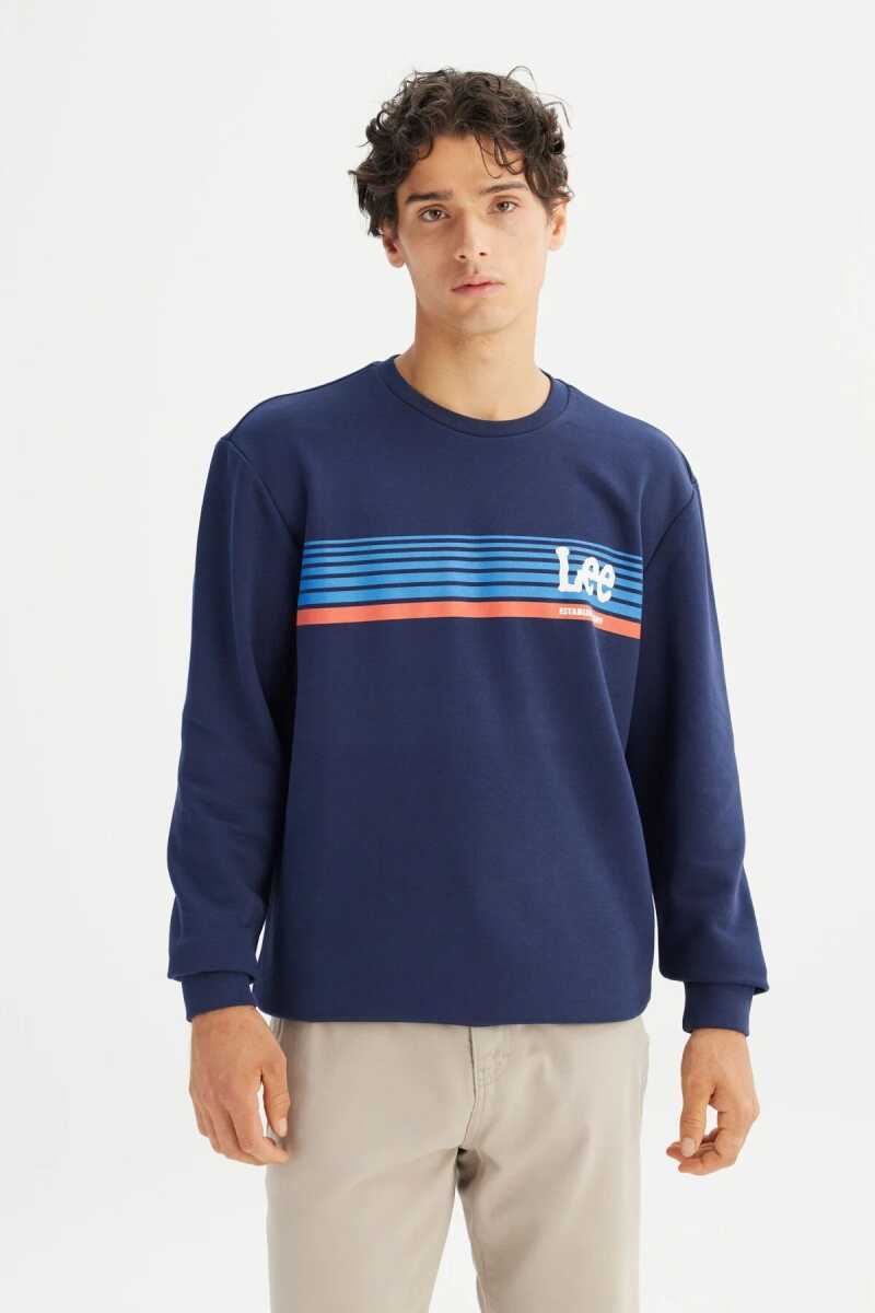 Lee Erkek Baskılı Sweatshirt L2520099411 - 3