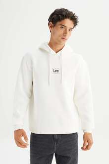 Lee Erkek Mid Logo Hoodie Sweatshirt L212302990 