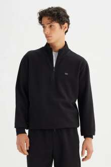 Lee Erkek Pike Interlock Half Zip Sweatshirt L2520312001