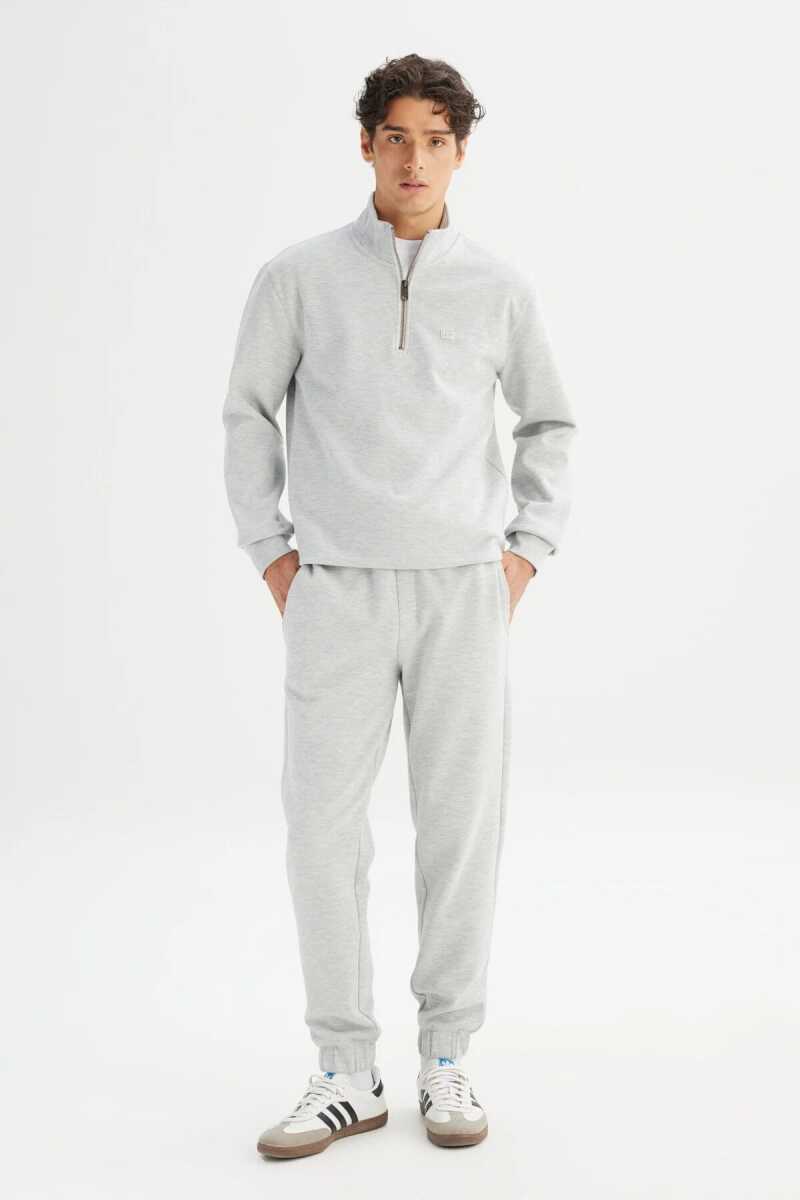 Lee Erkek Pike Interlock Half Zip Sweatshirt L252031236 - 2