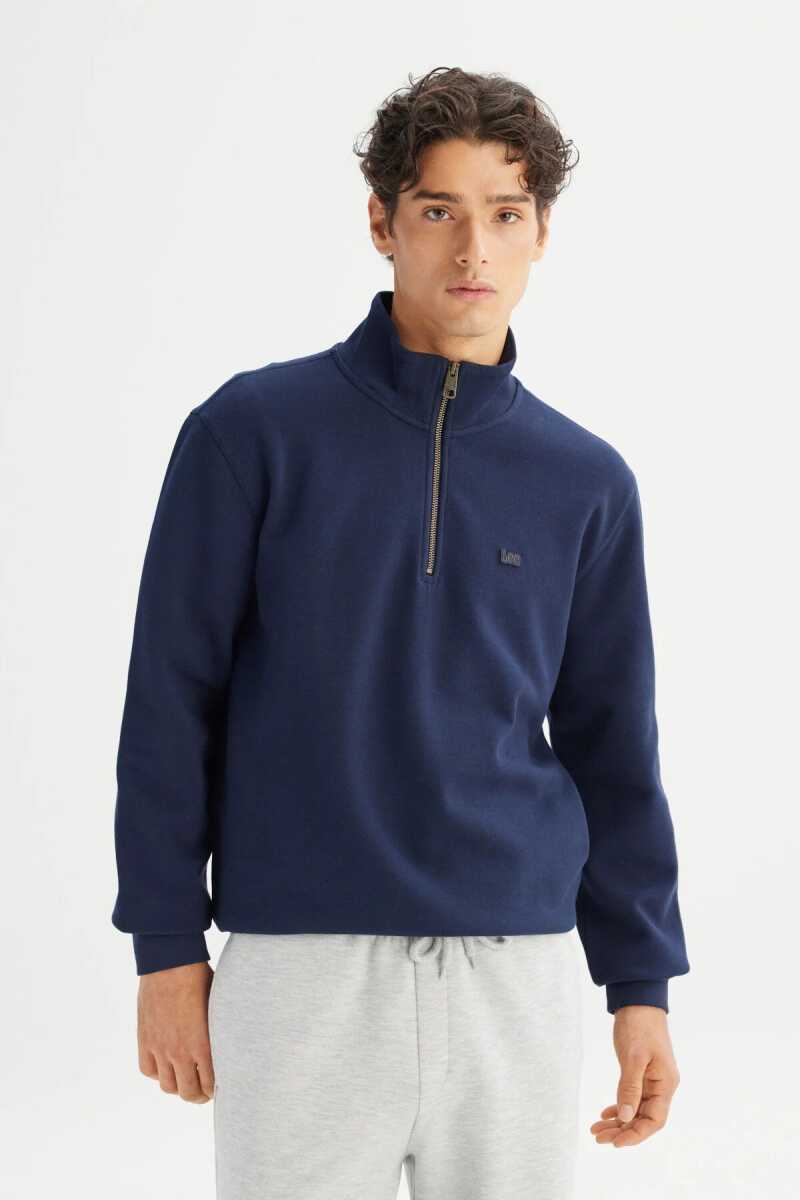 Lee Erkek Pike Interlock Half Zip Sweatshirt L2520312411 - 1