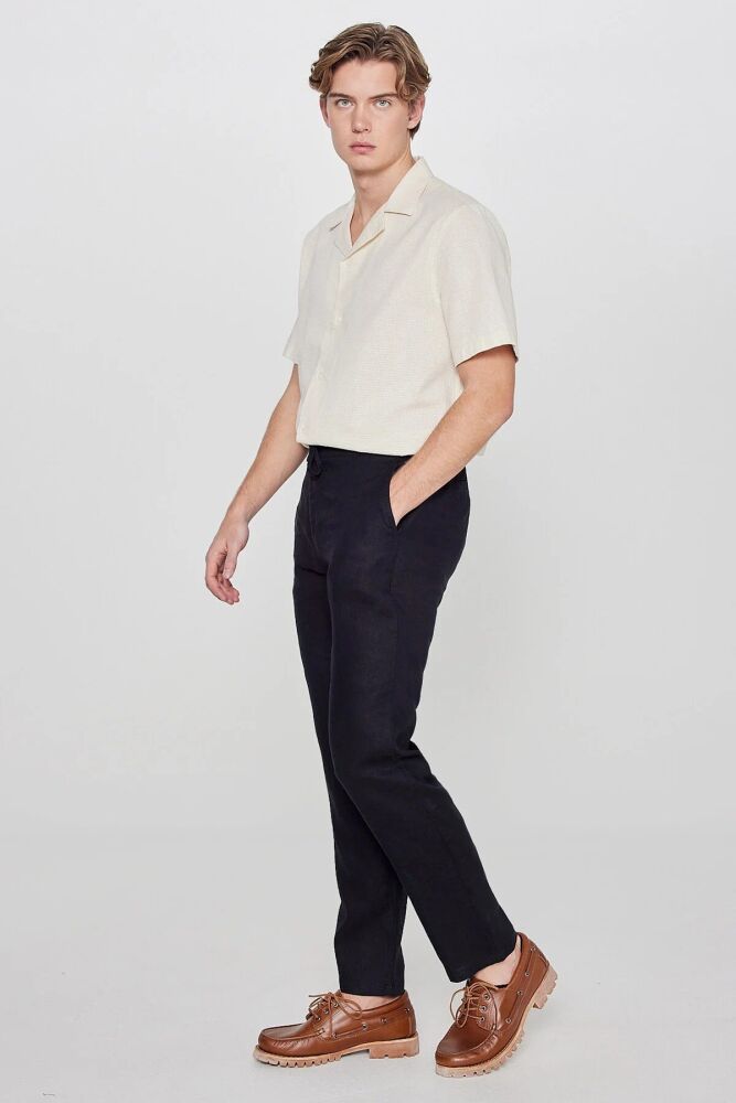Lee Regular Fit Düz Paça Normal Bel Erkek Keten Pantolon L2610018001